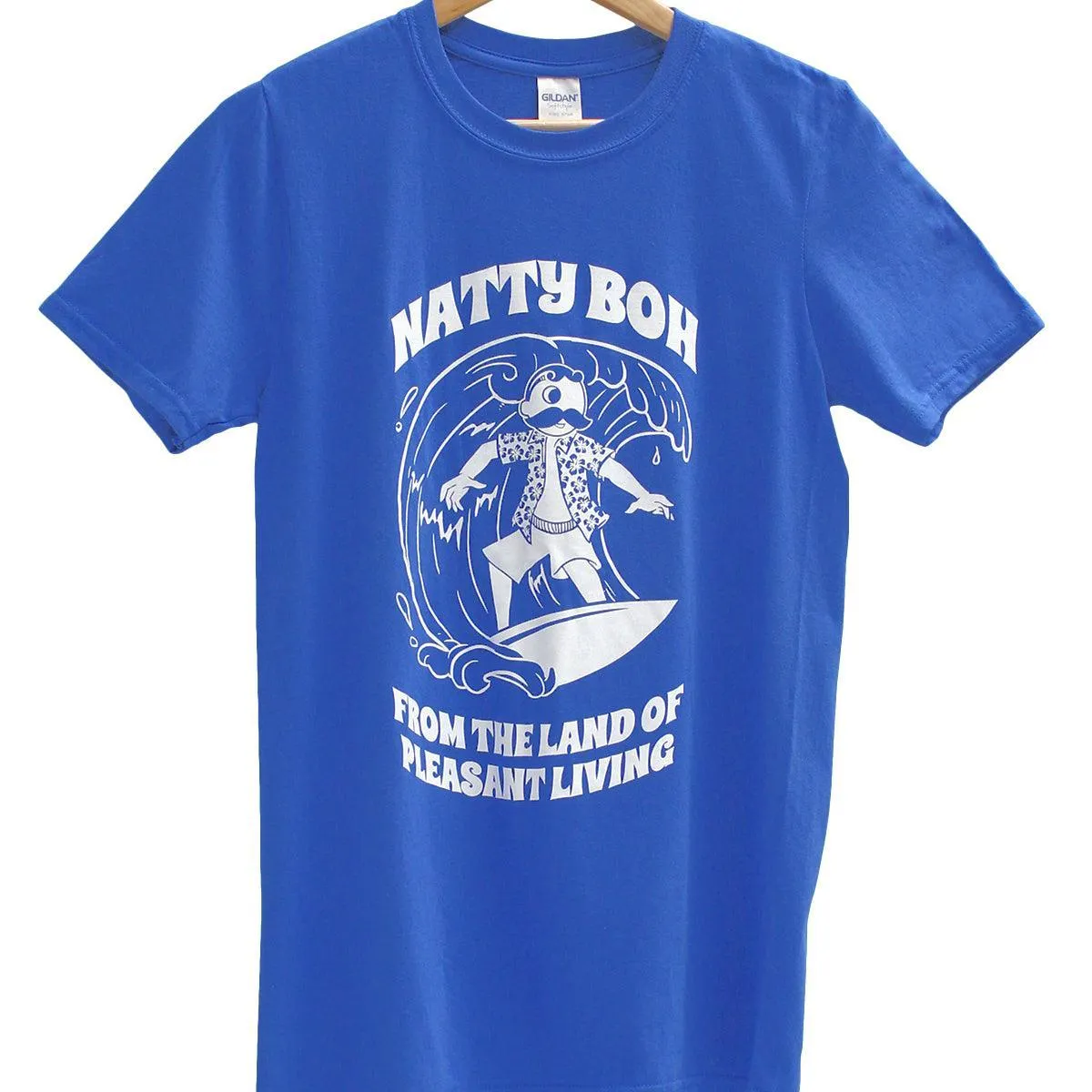 Pleasant Living Natty Boh Surfer (Blue) / Shirt