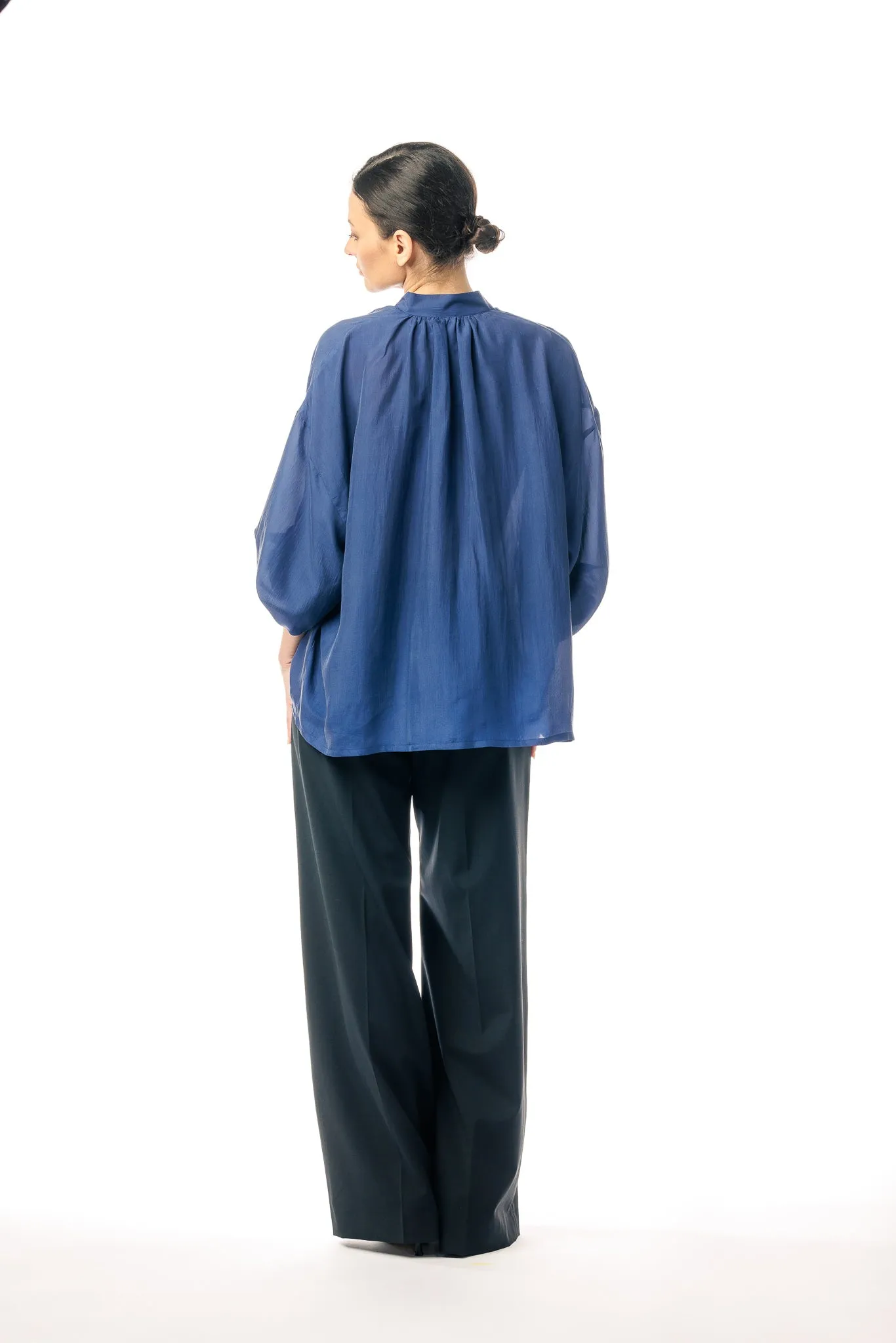 Purple Touch Silk Shirt