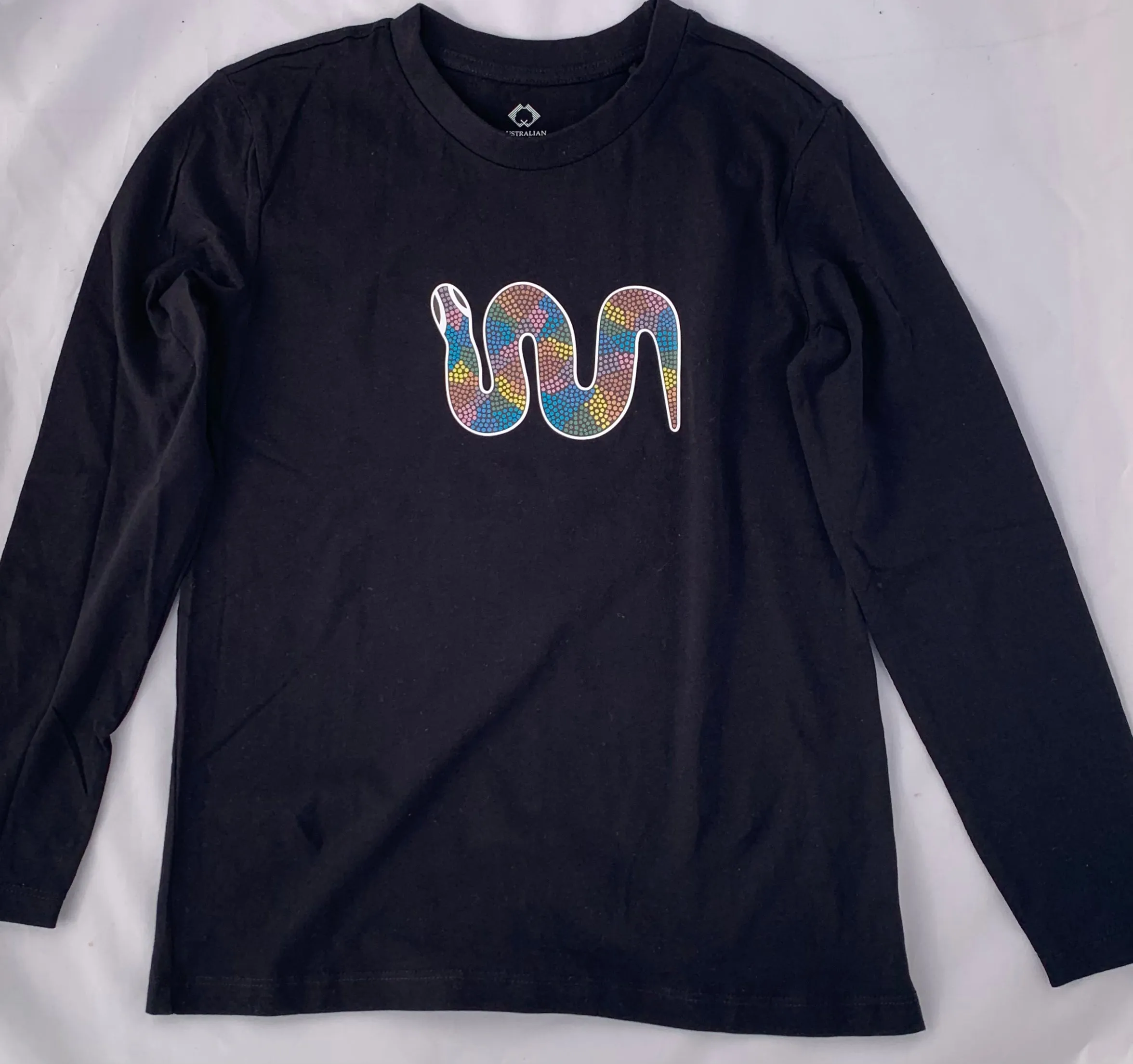 Rainbow Serpent Kids Long Sleeve Tshirt