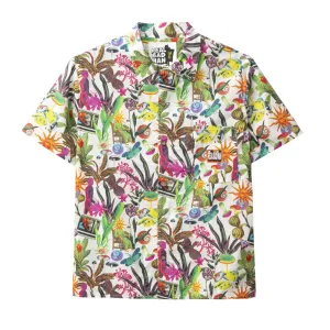 REAL BAD MAN PSYCHEDELICA VACATION BUTTON DOWN // BOUQUET MULTI PRINT