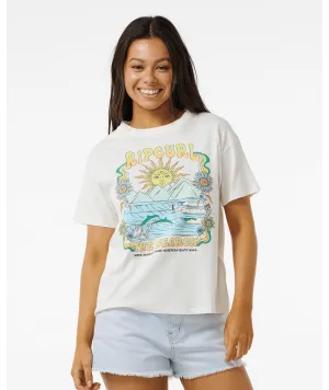 Rip Curl Wave Dancer Relaxed Tee-Bone