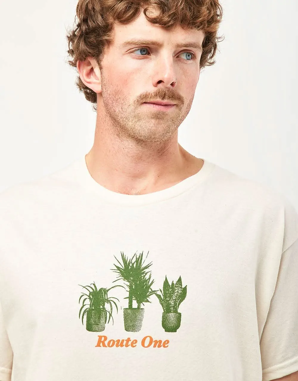 Route One Houseplants T-Shirt - Natural