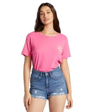 Roxy Made Of Sunshine Tee-Shocking Pink