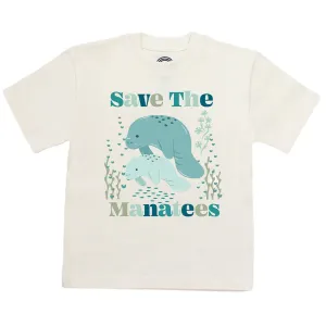 Save the Manatees Cotton Kids Shirt