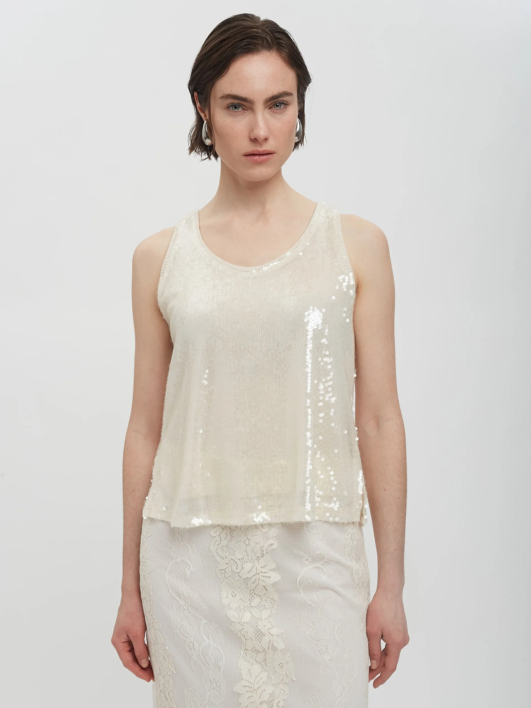 Sequin Tank Top