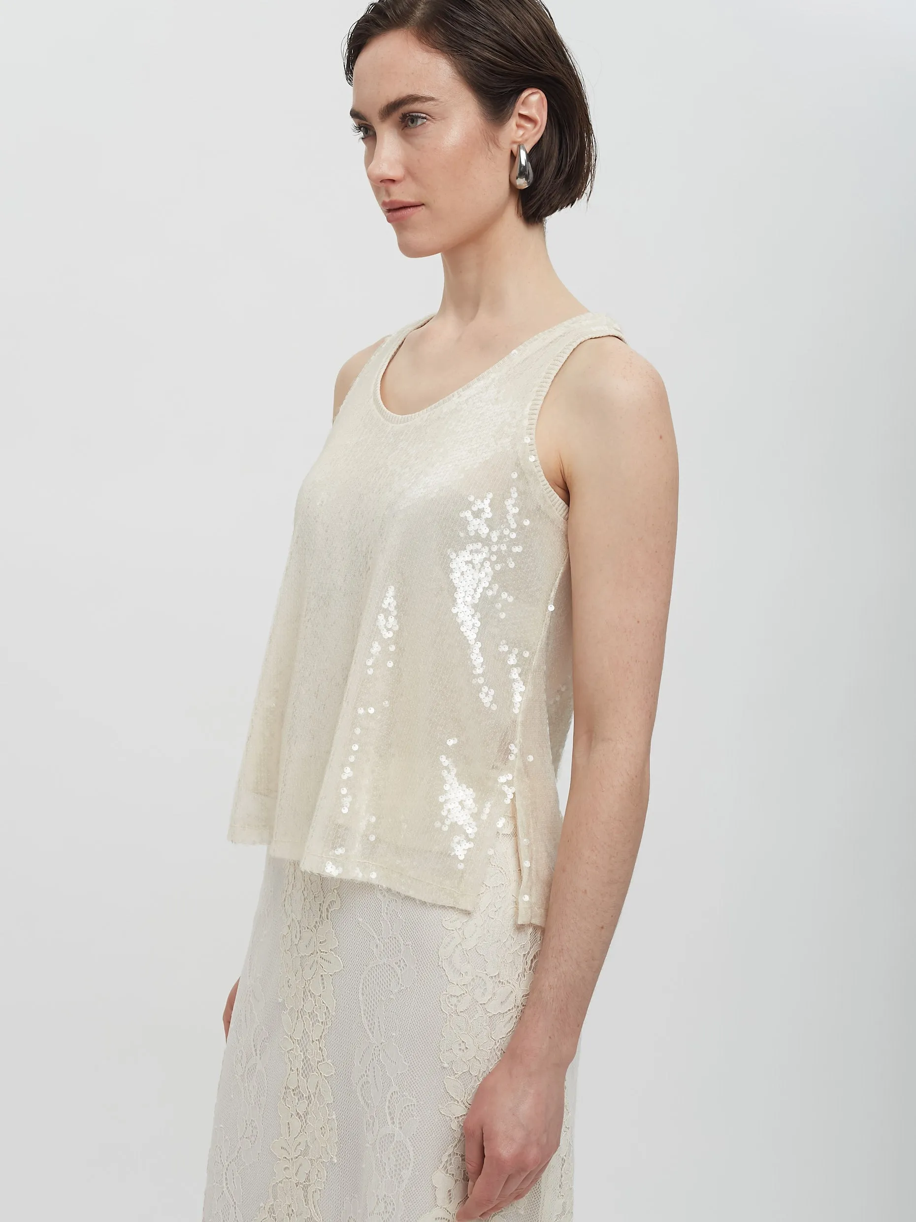 Sequin Tank Top