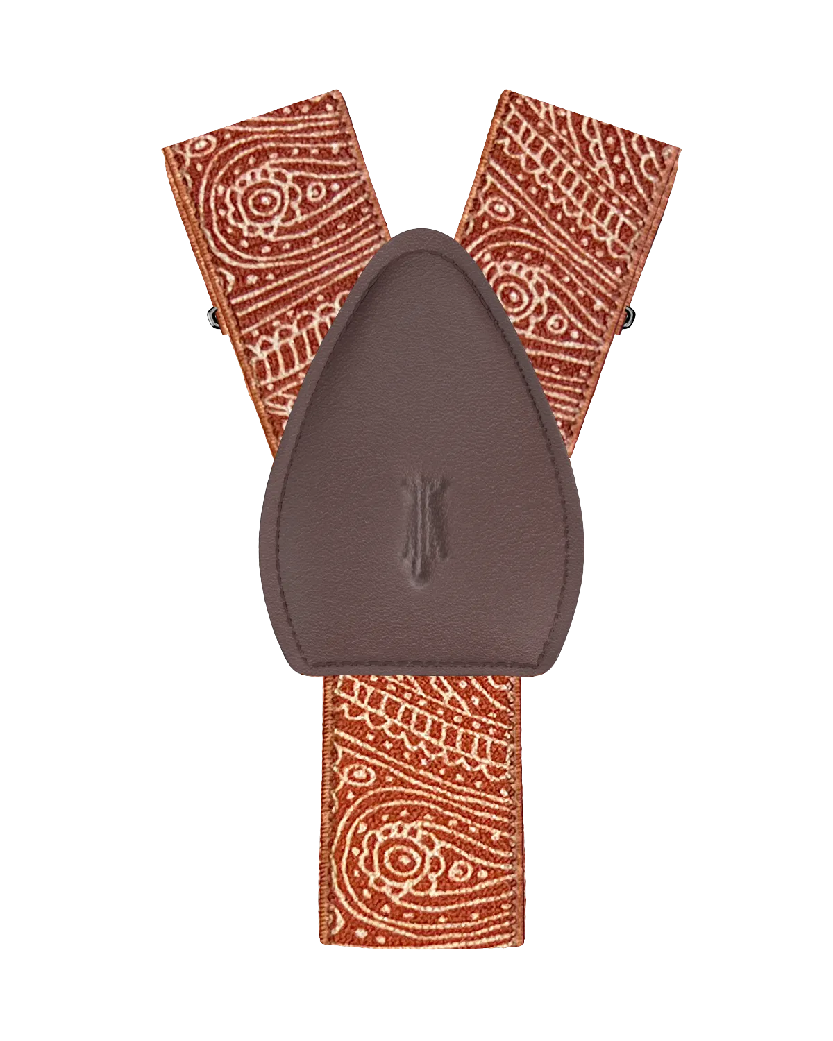 Sofia Paisley Red Shirttail Garters