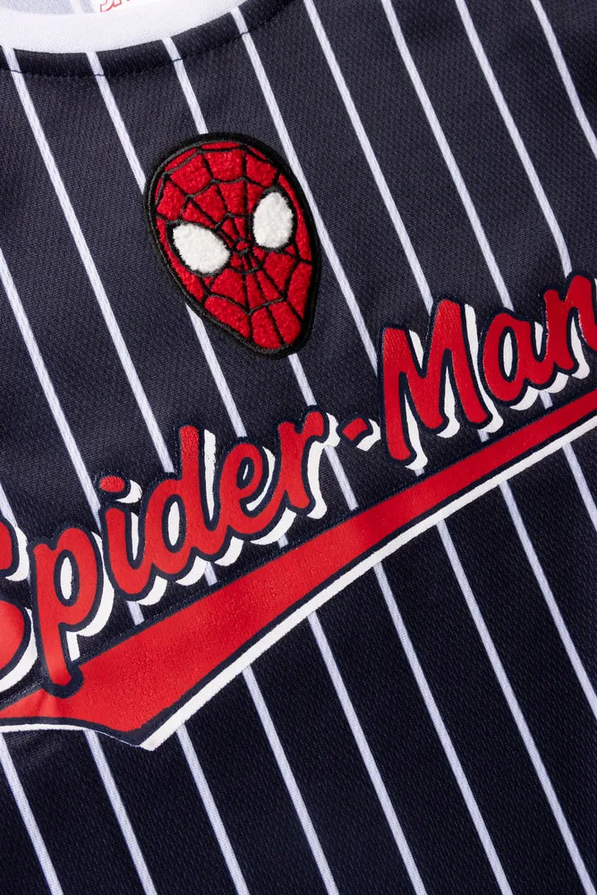 Spider-Man Short Sleeve T-Shirt Navy