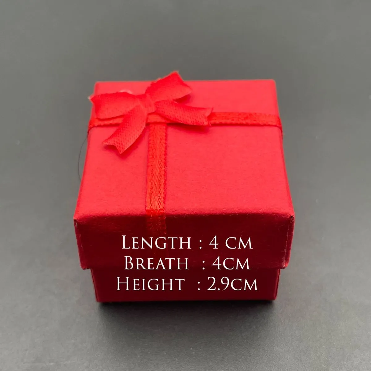 Square Silver Crystal Cufflinks In Box