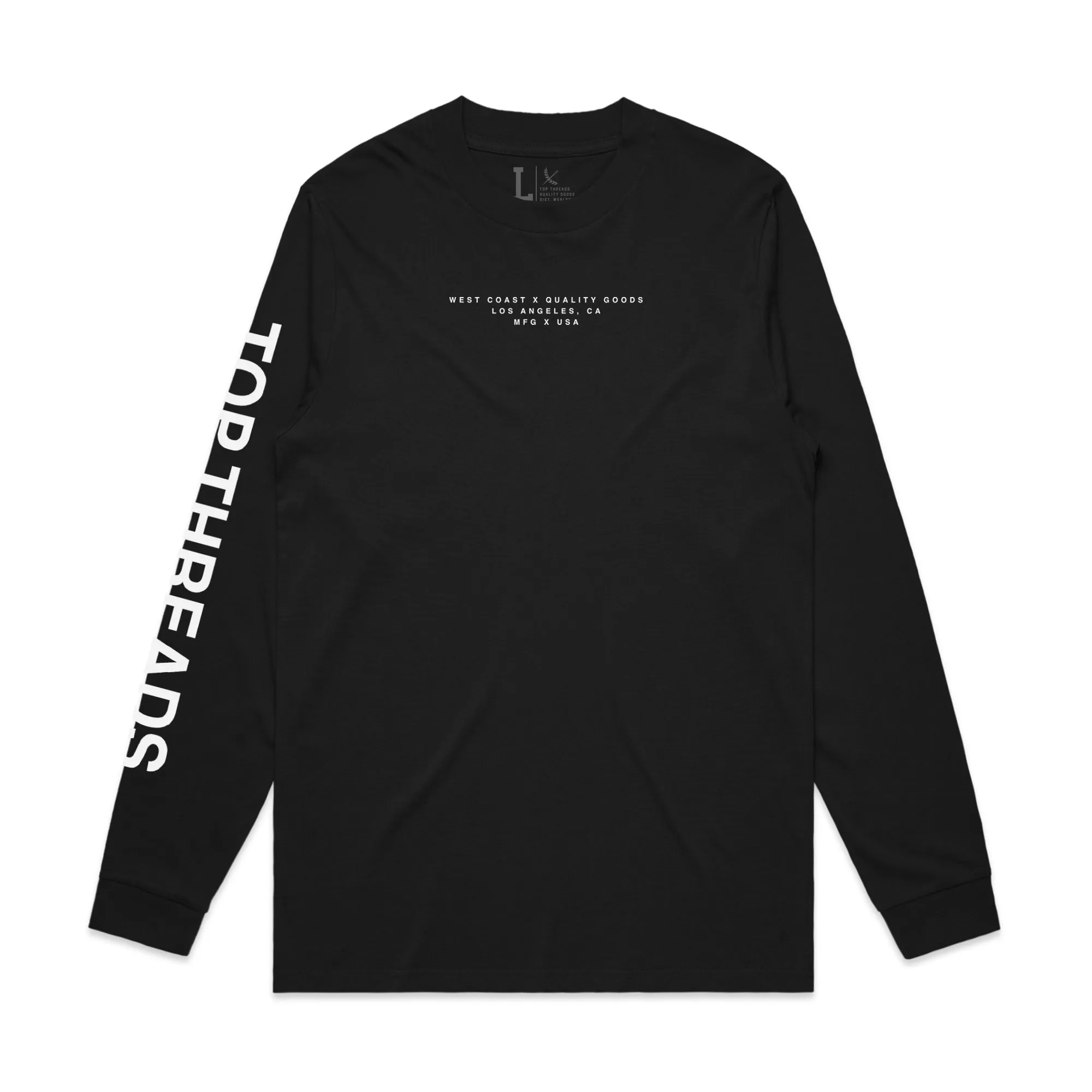 Statement Long Sleeve Tee - Black