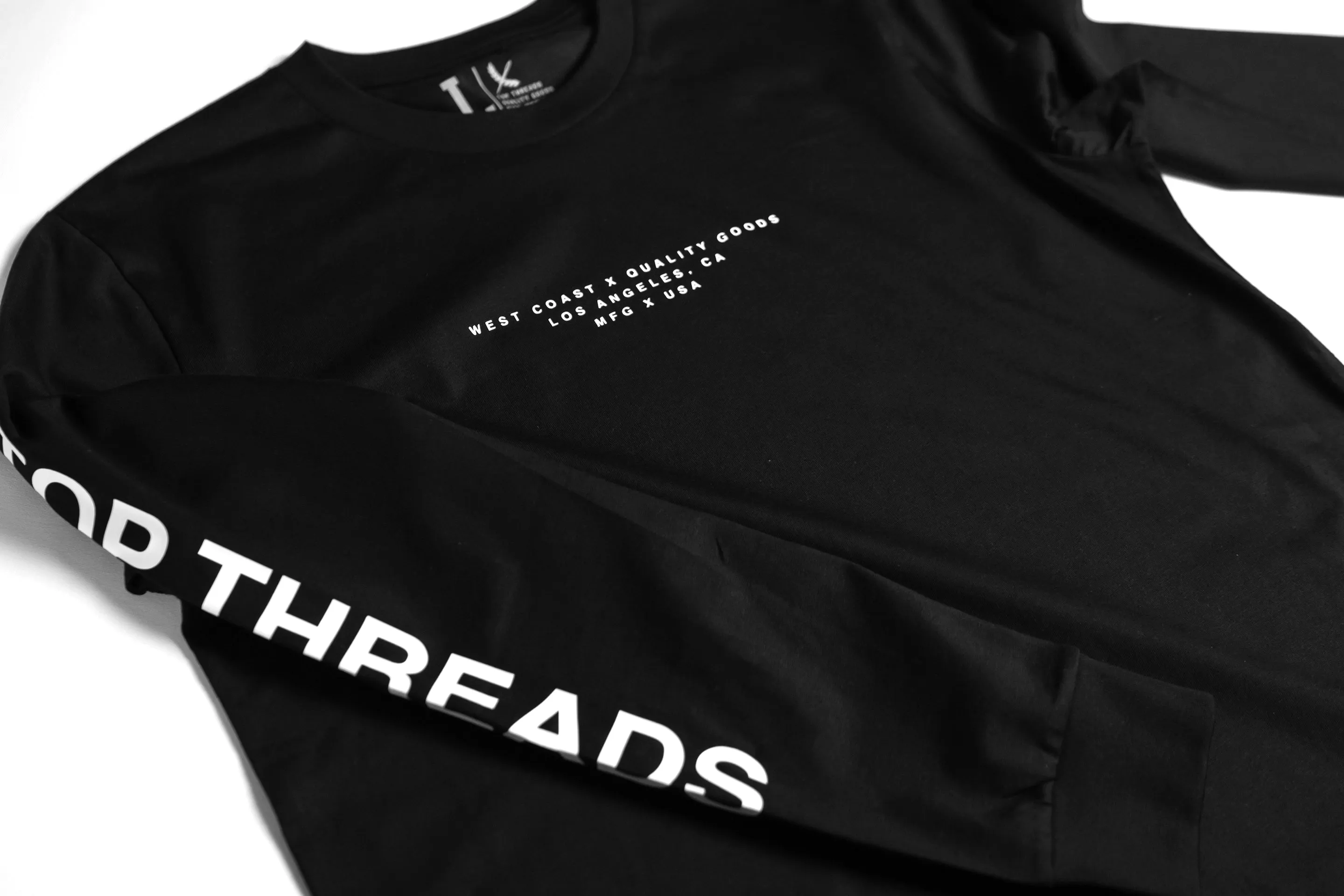 Statement Long Sleeve Tee - Black