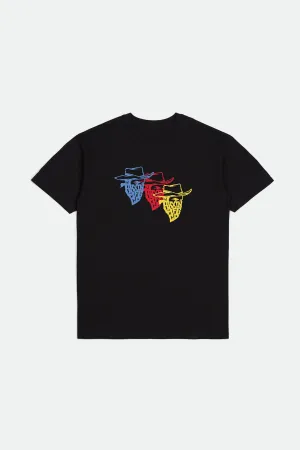 Stick Up S/S Tailored Tee - Black