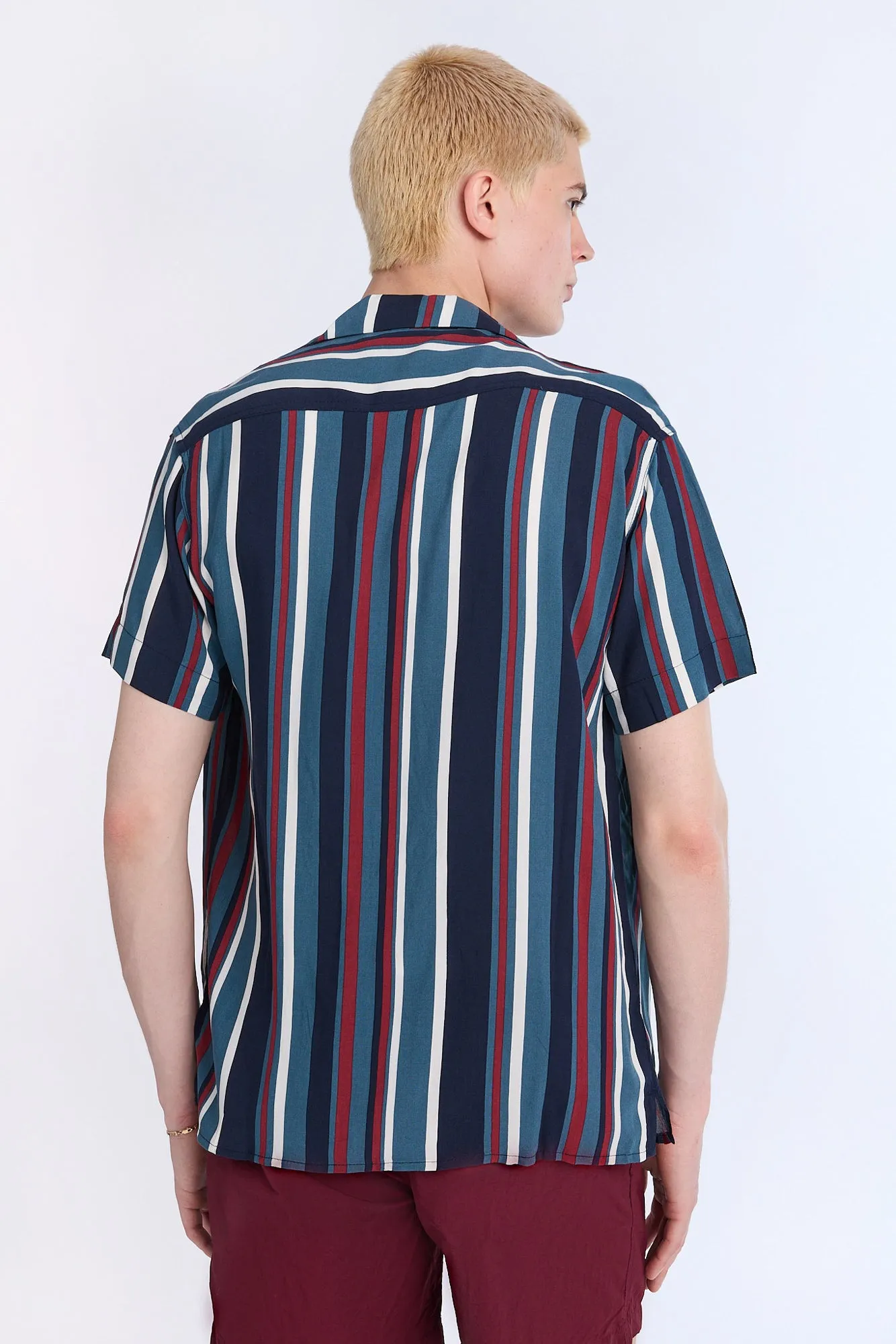 Striped Short Sleeve Resort Shirt