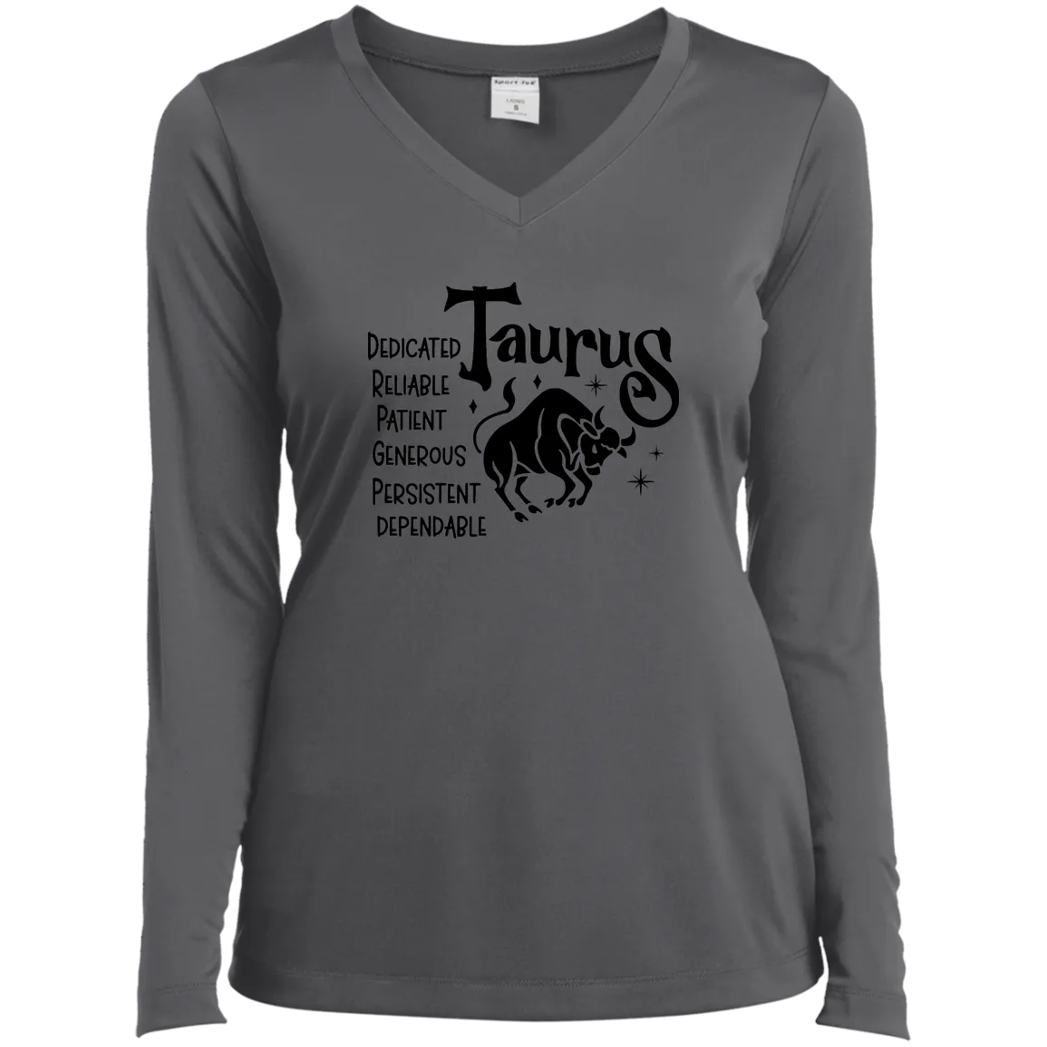 Taurus Ladies’ Long Sleeve Performance V-Neck Tee