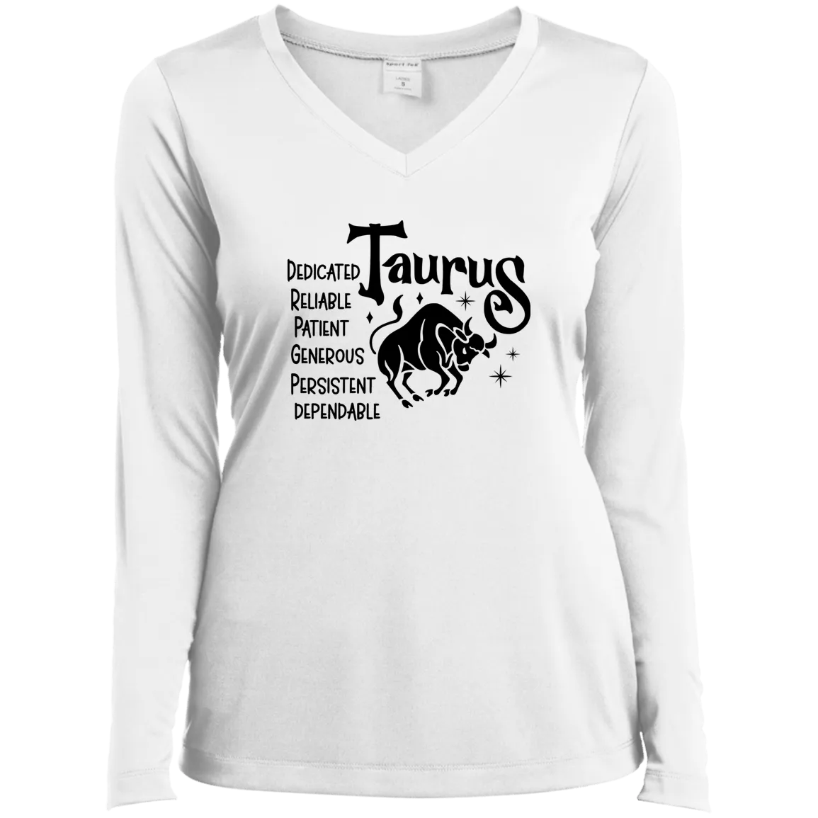 Taurus Ladies’ Long Sleeve Performance V-Neck Tee