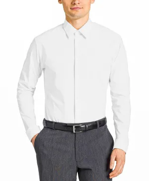 Tazzio Office Dress Shirts, Snow White