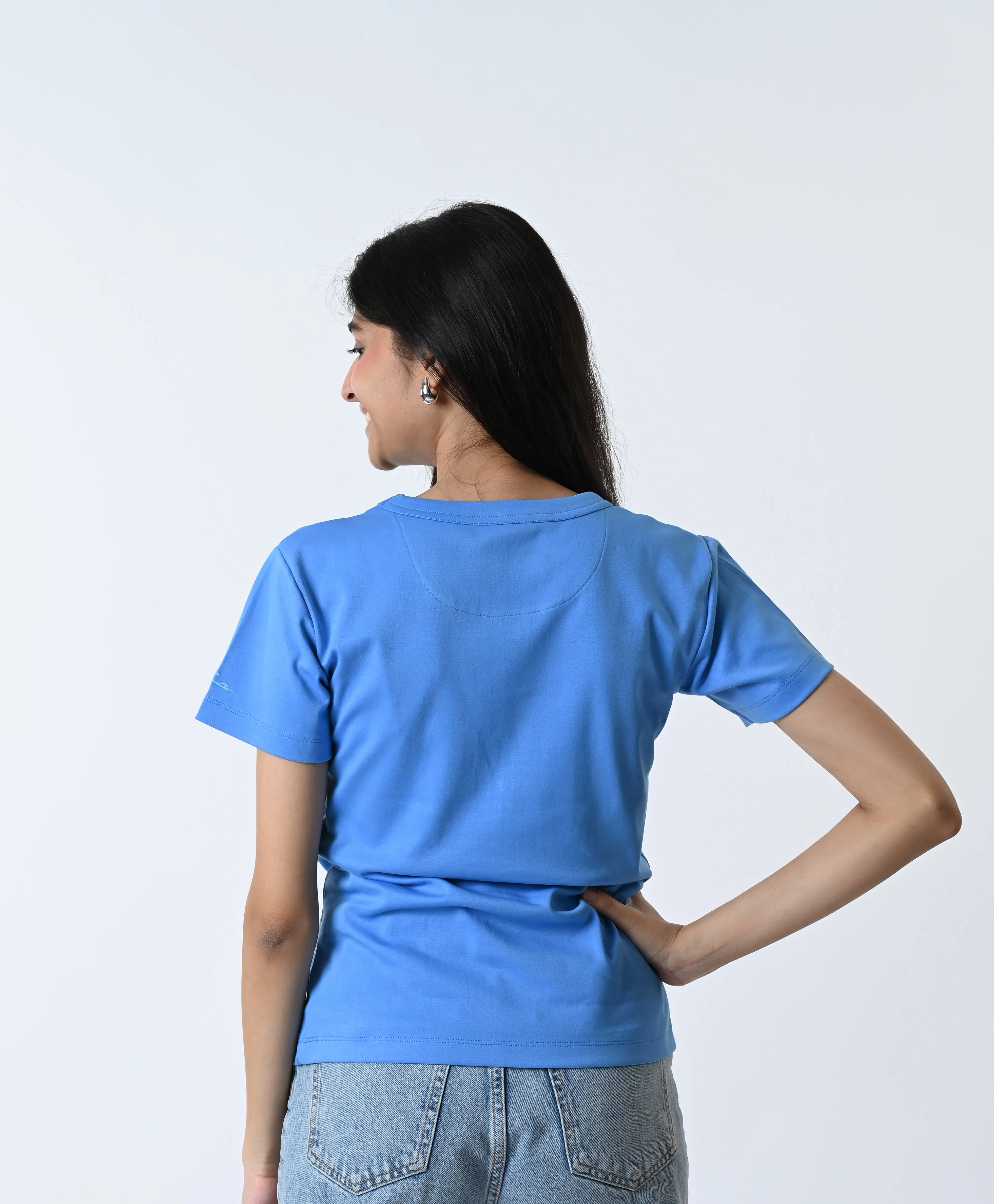 The Ultimate Comfort Tee (SEA BLUE)