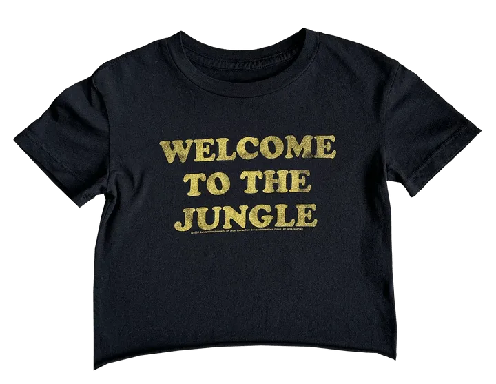 Tween Tops | Not Quite Cropped- Welcome to the Jungle | Rowdy Sprout