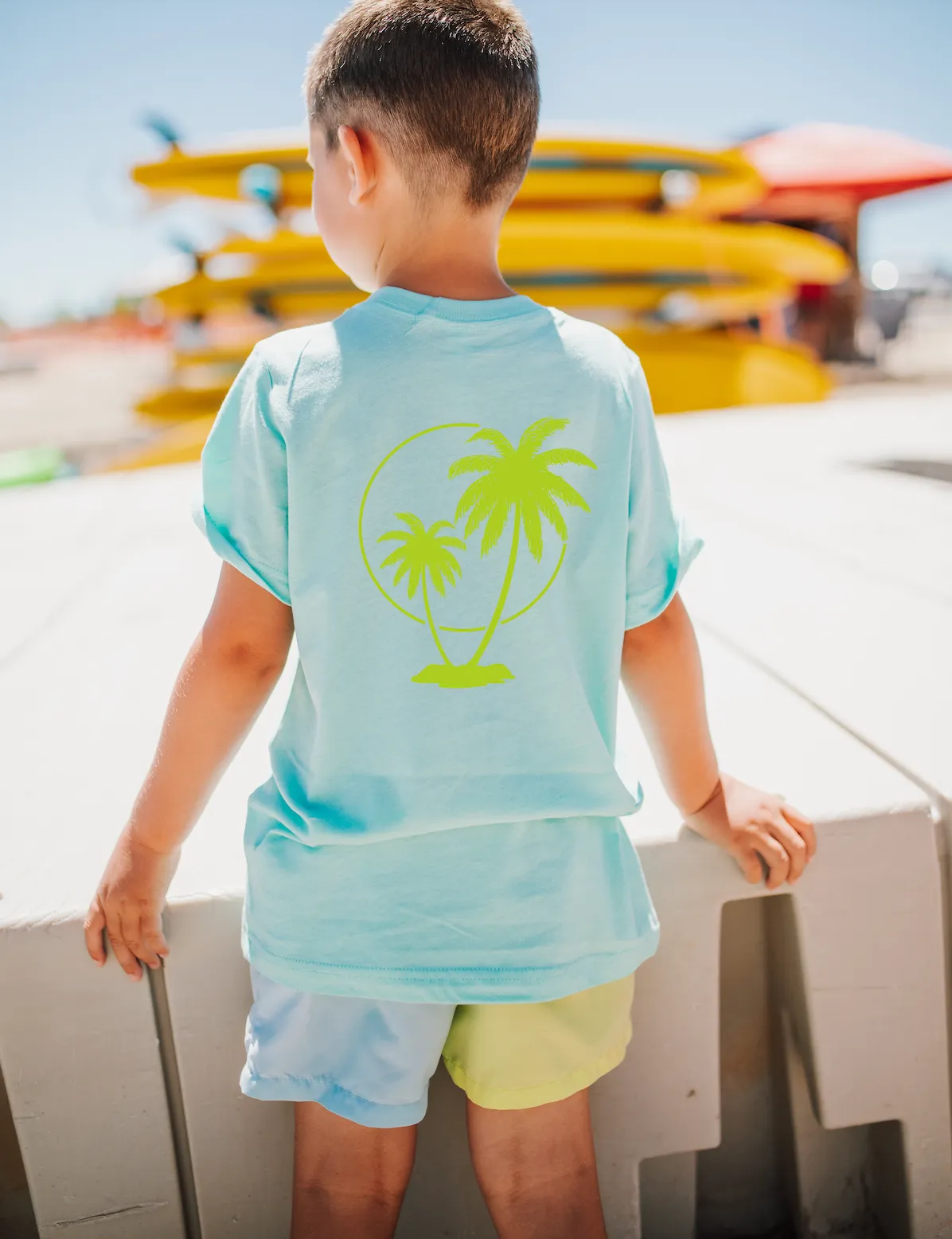 VACAY VIBES (NEON) - Short Sleeve Child Shirt