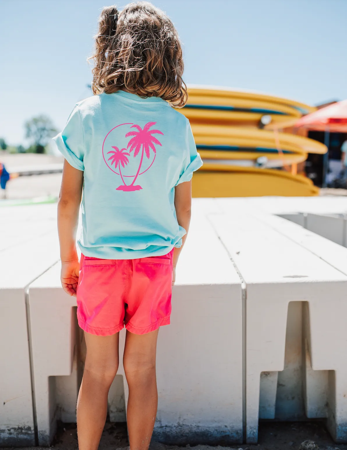 VACAY VIBES (NEON) - Short Sleeve Child Shirt