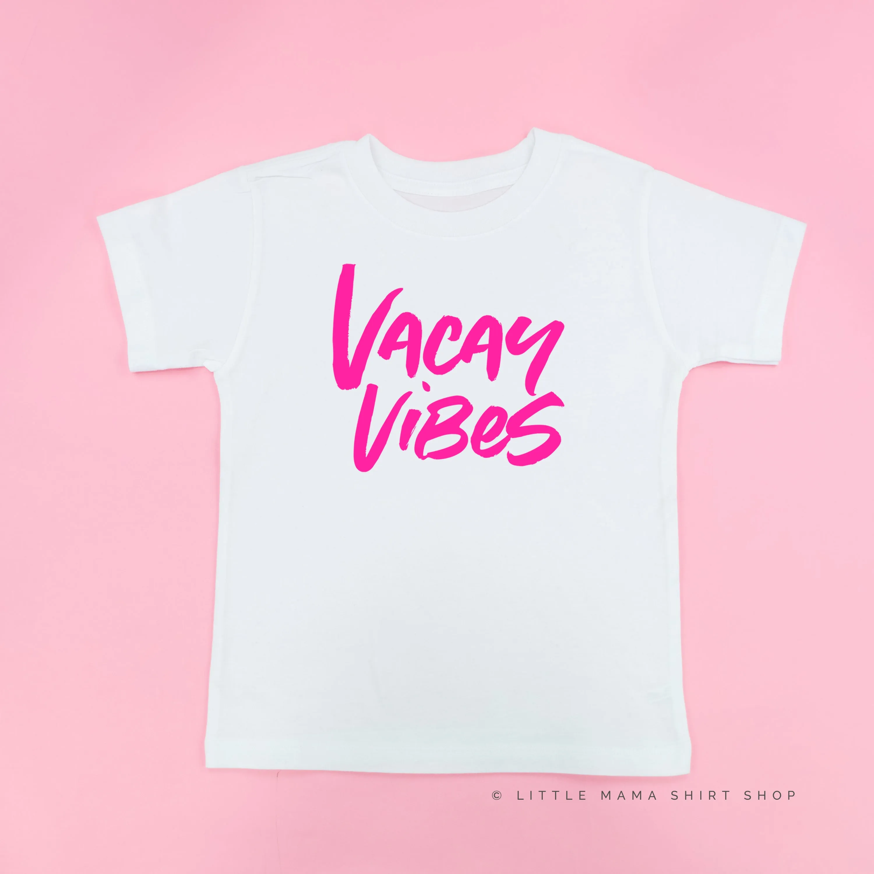 VACAY VIBES (NEON) - Short Sleeve Child Shirt