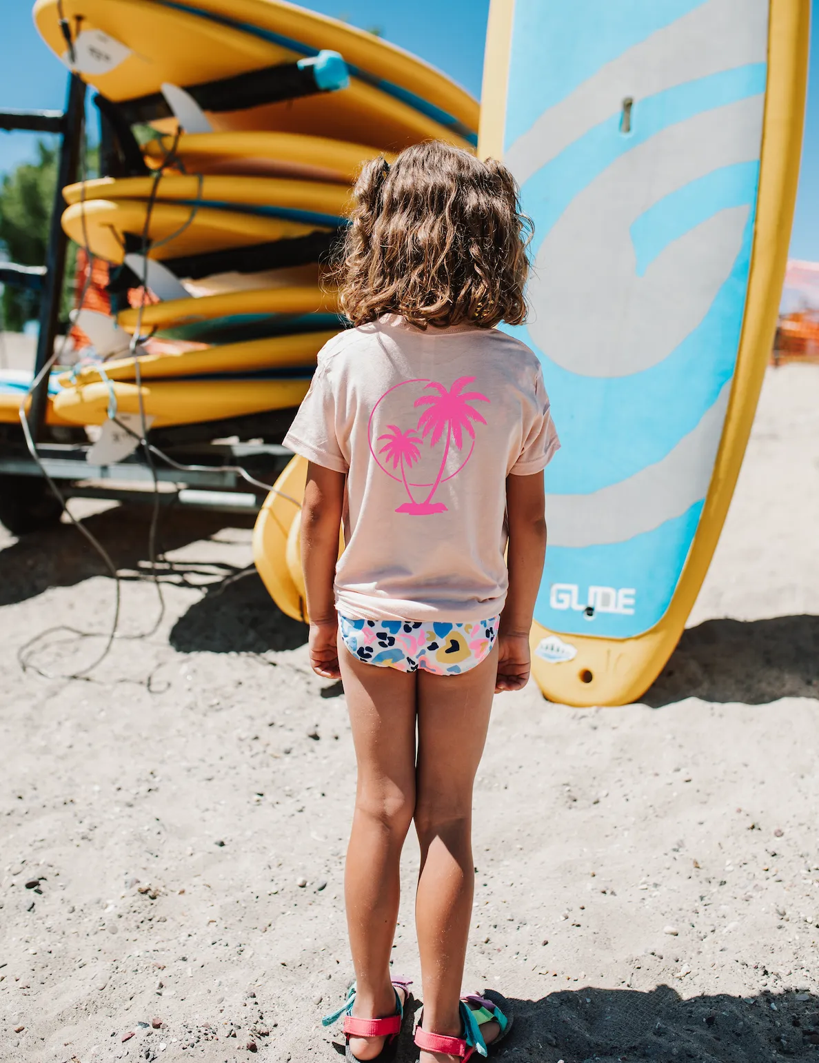 VACAY VIBES (NEON) - Short Sleeve Child Shirt