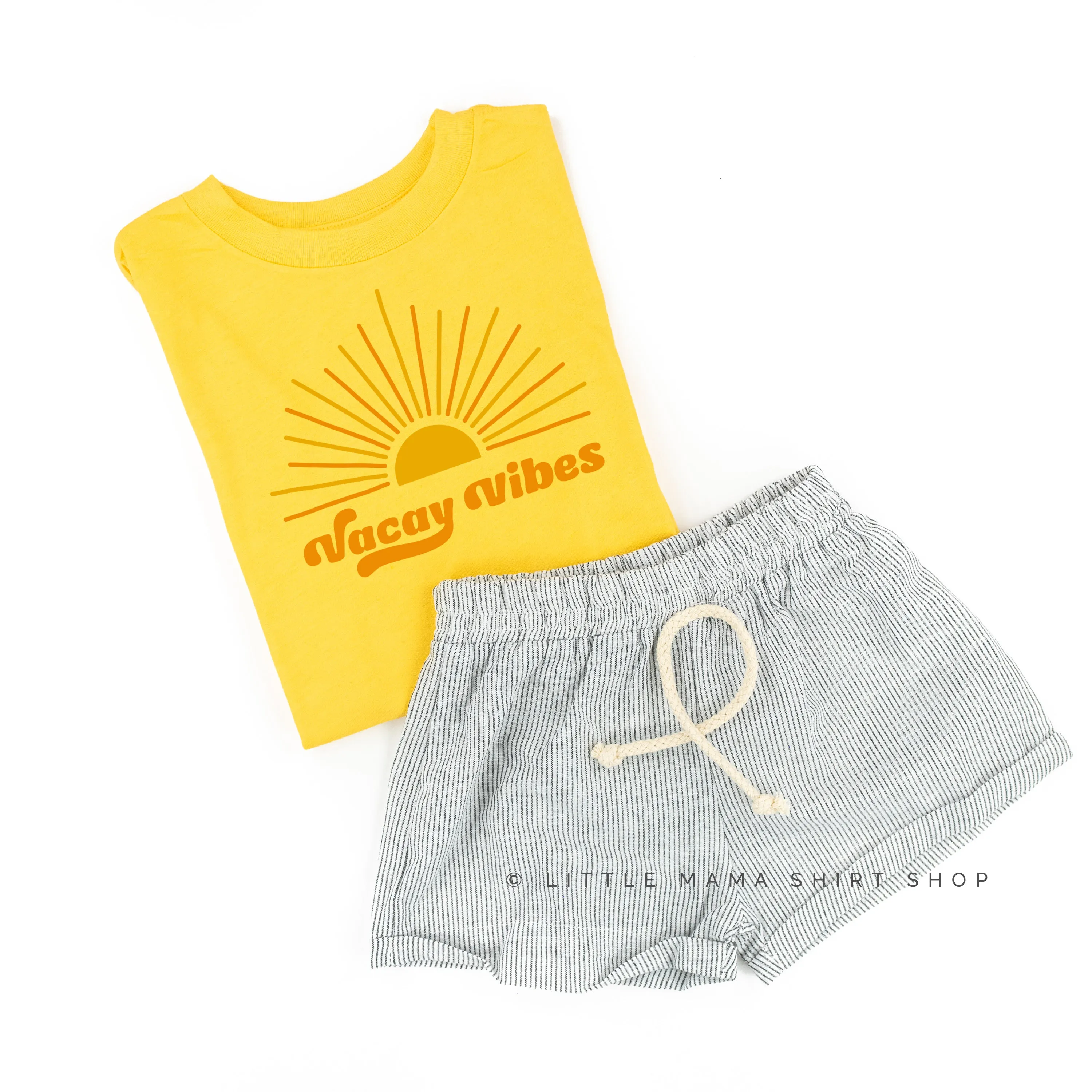 VACAY VIBES (SUN RAYS) - Short Sleeve Child Shirt