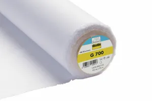 Vilene Interfacing Iron On Woven Medium White Per 1/4 Metre