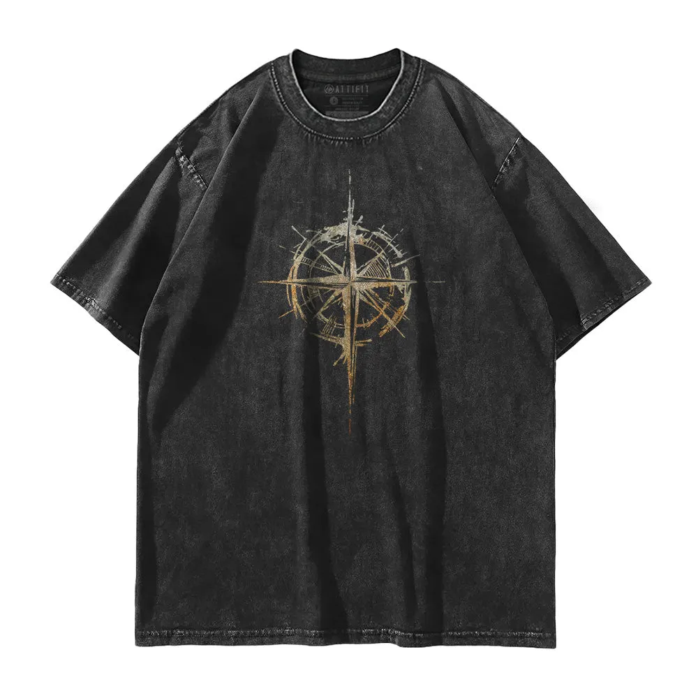 Vintage Compass Washed T-Shirt