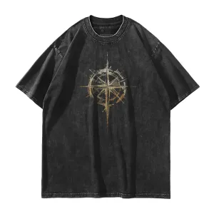 Vintage Compass Washed T-Shirt