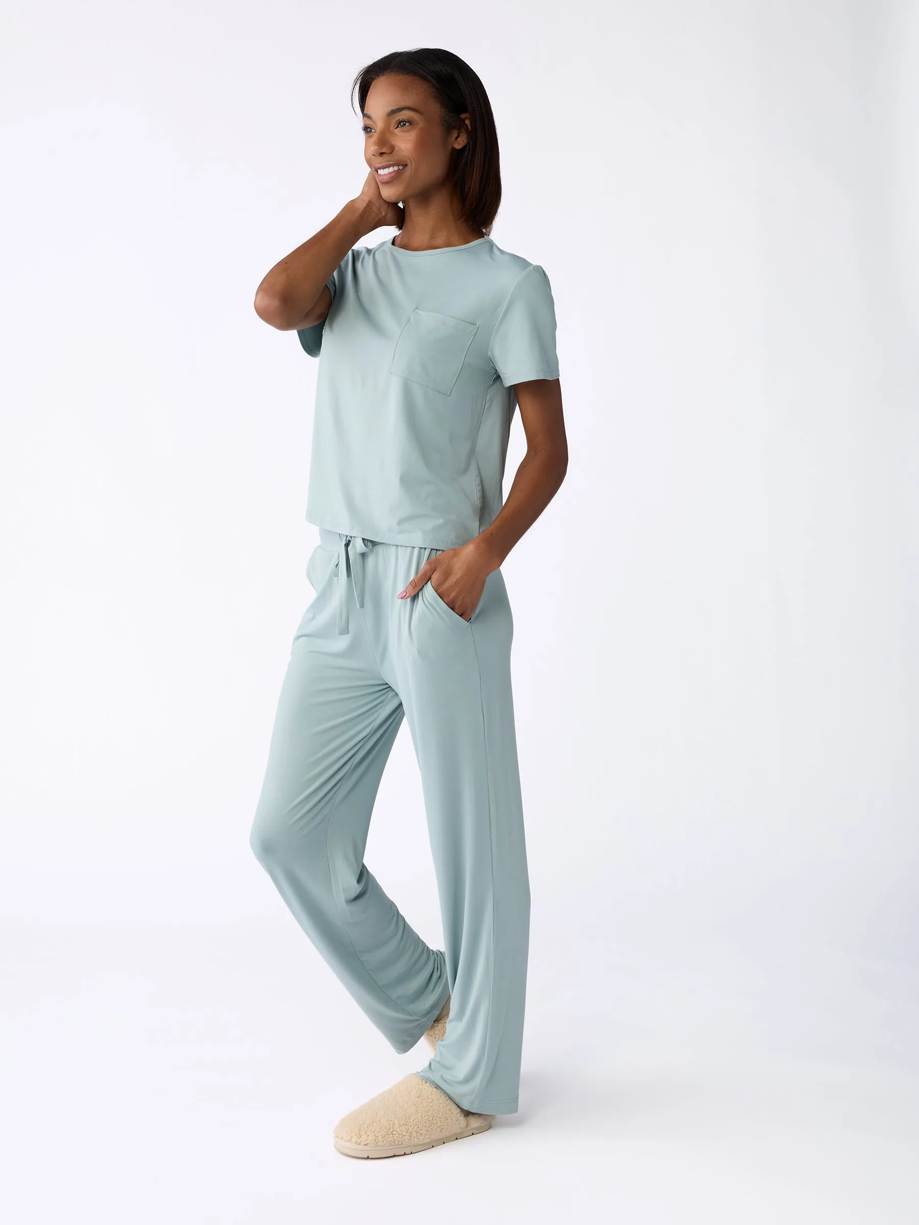 Women's Bamboo Stretch-Knit Lounge Tee