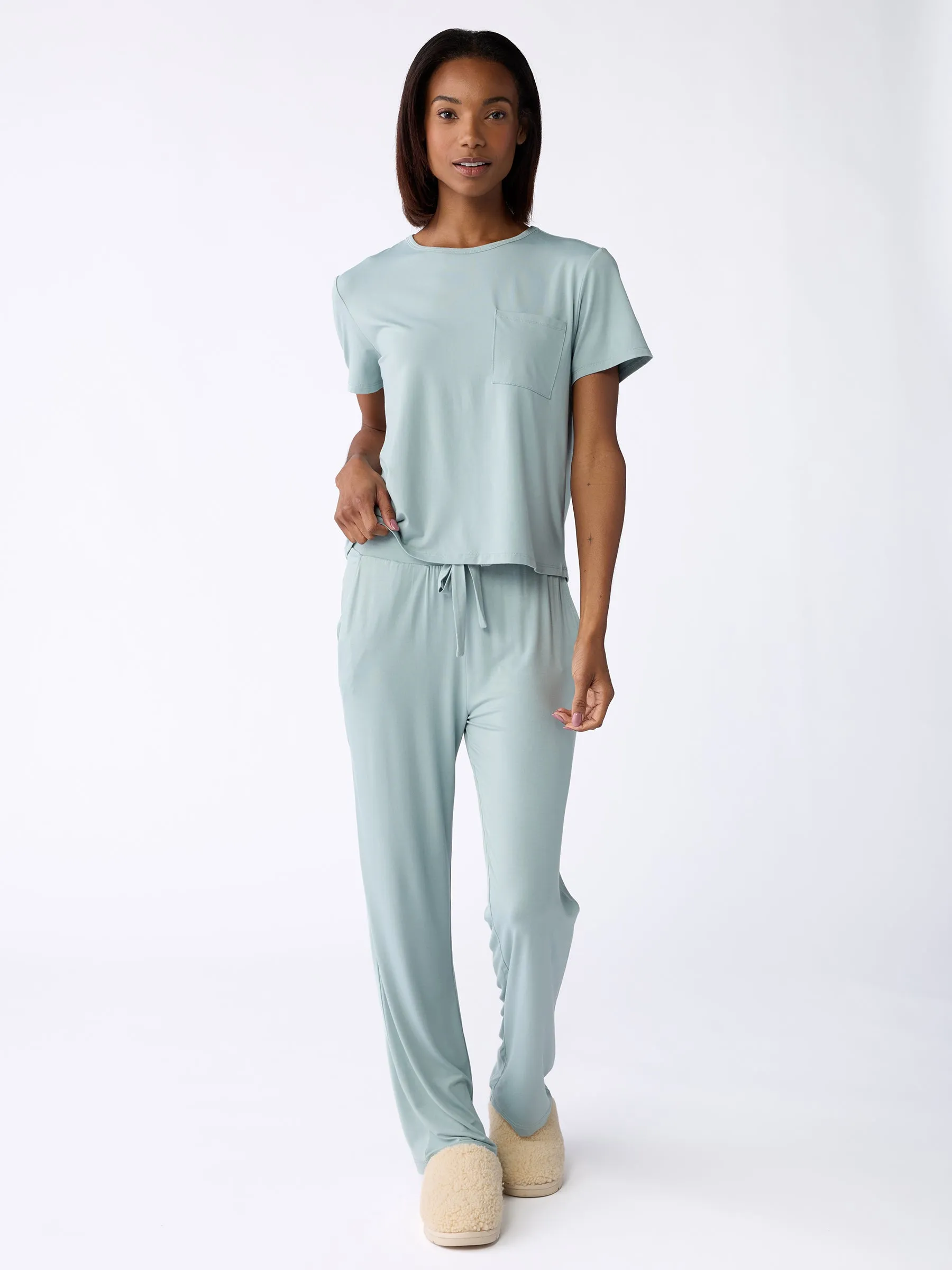 Women's Bamboo Stretch-Knit Lounge Tee