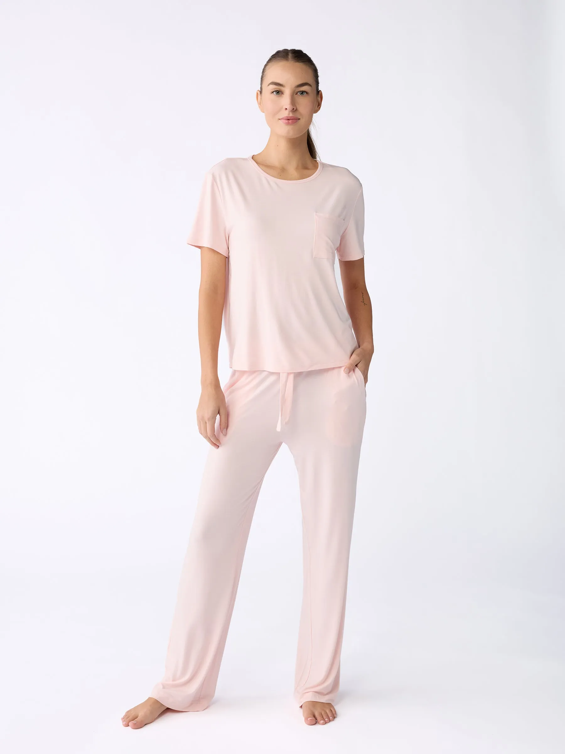 Women's Bamboo Stretch-Knit Lounge Tee