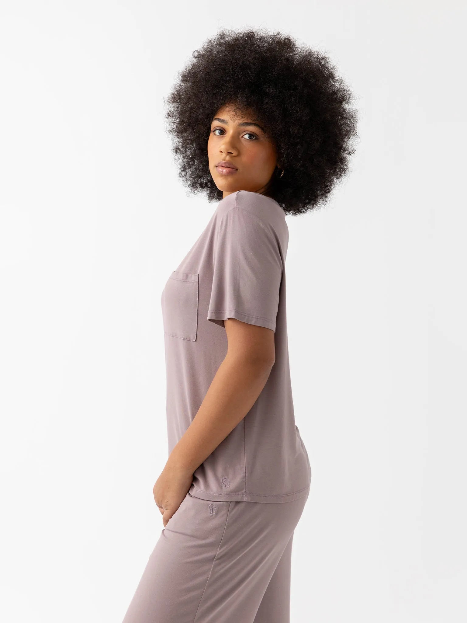 Women's Bamboo Stretch-Knit Lounge Tee