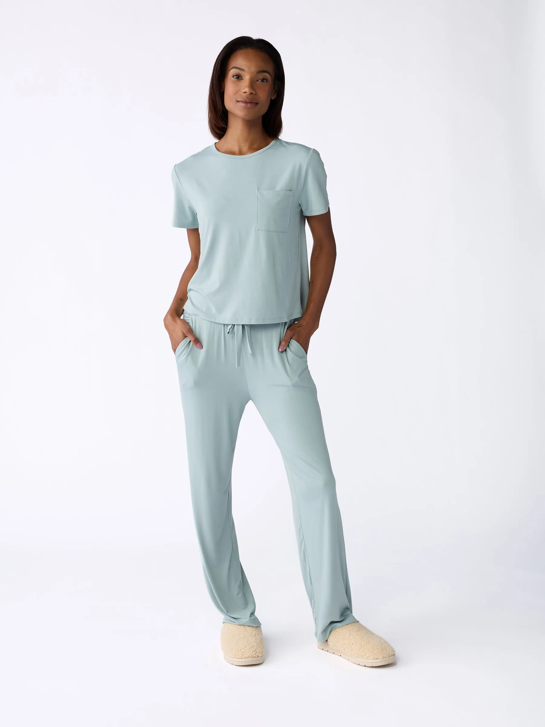 Women's Bamboo Stretch-Knit Lounge Tee