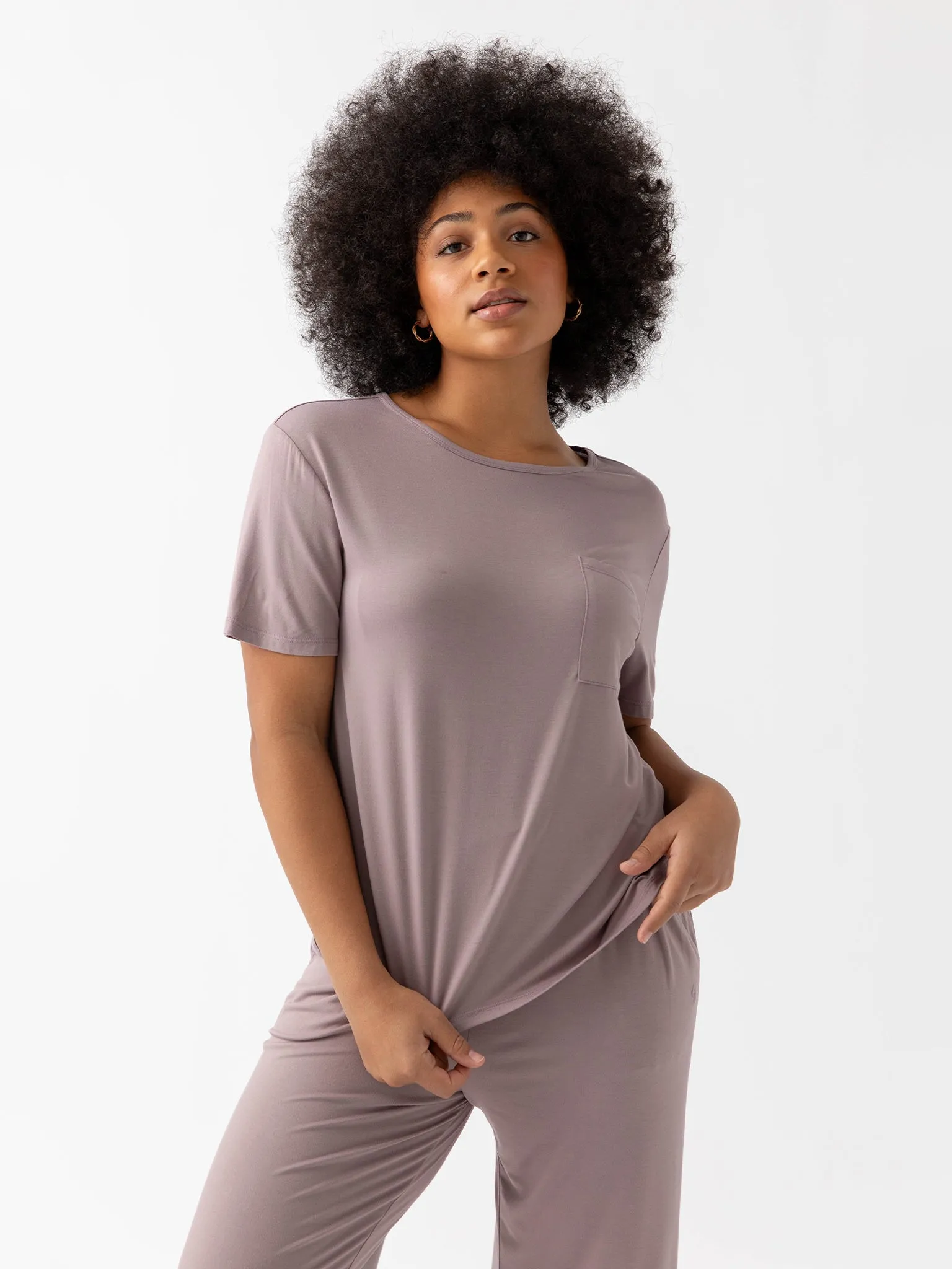 Women's Bamboo Stretch-Knit Lounge Tee