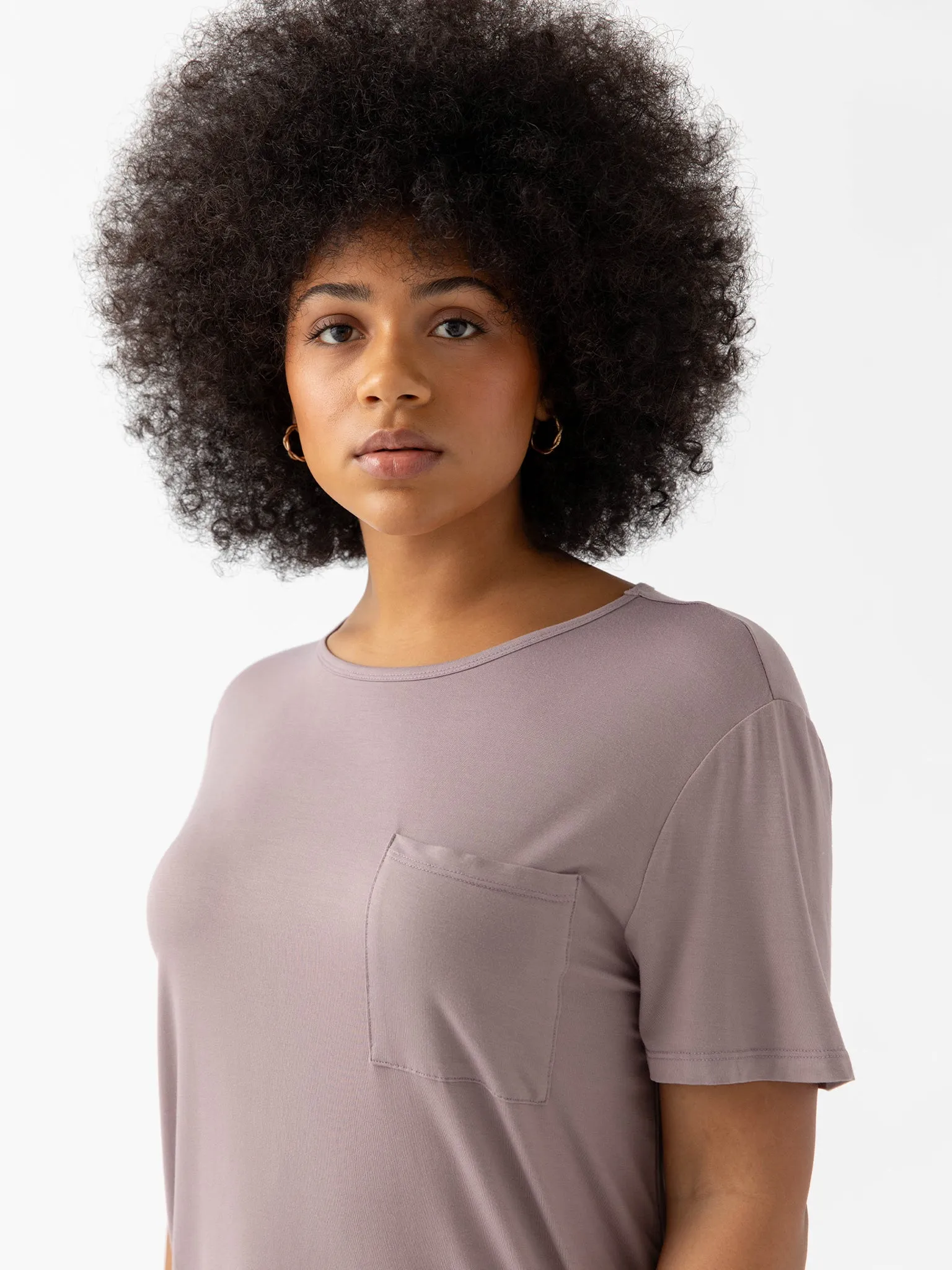 Women's Bamboo Stretch-Knit Lounge Tee