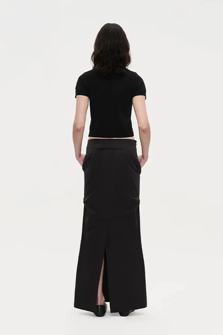 Wool Cropped Cardigan with Ribbed Trims