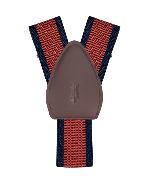 Wrigby Stripe Red Shirttail Garters
